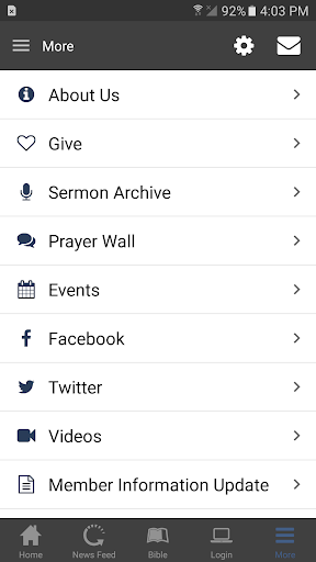 Faith Baptist Church Screen 3