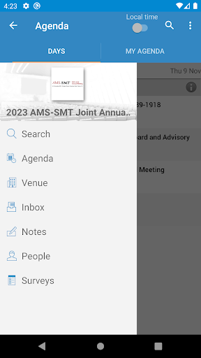 AMS-SMT 2023 Annual Meeting Screen 2