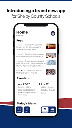 Android application Shelby Co Al, Schools screenshort