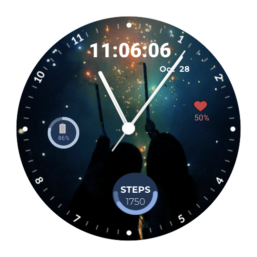 R-7 newyear watch face