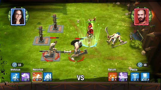 Gladiator Heroes Clash Kingdom MOD APK (Un colpo, modalità Dio) 4