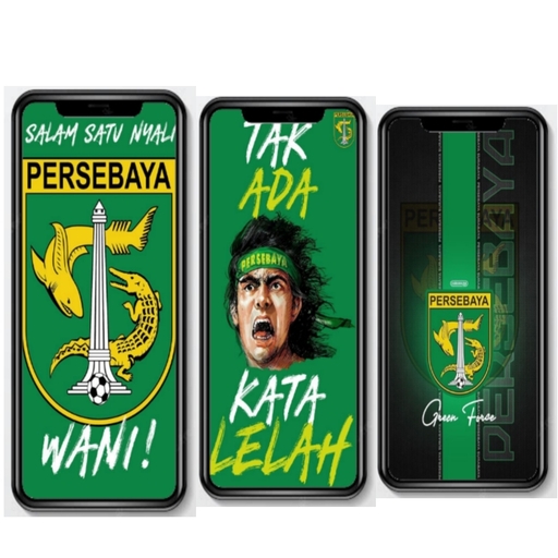 Wallpaper Persebaya 2024 logo
