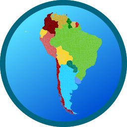 「Mapa Ameryki Południowej」圖示圖片