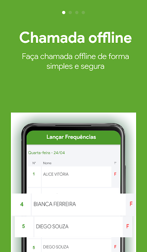 Android application EducaMS Professor screenshort