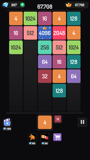 X2 Blocks - 2048 Merge Game androidhappy screenshots 1