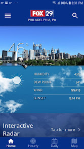 Screenshot 1 FOX 29 Philadelphia: Weather android