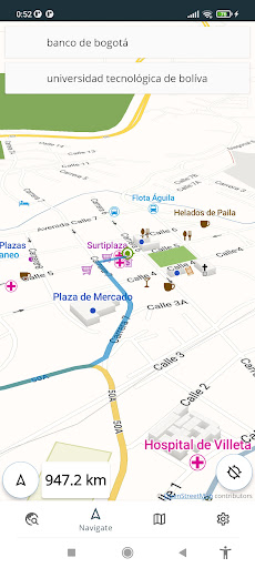 Colombia Offline Map Screen 2