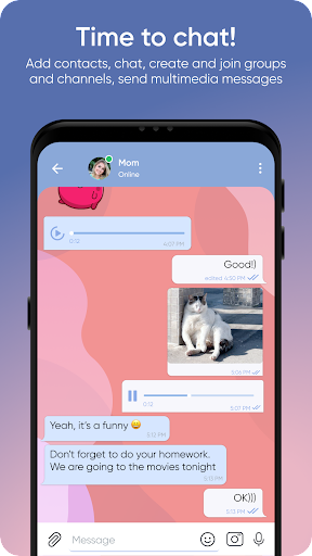 Android application ELARI KidGram for Telegram screenshort