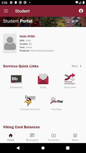 Android application myVCSU screenshort