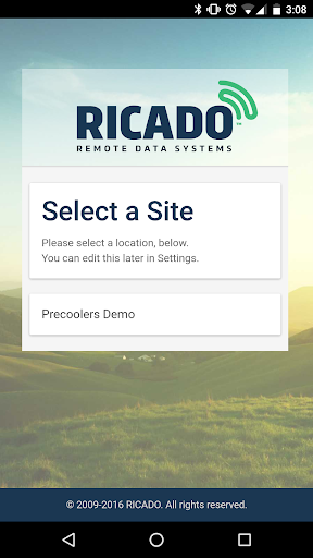 RICADO Precool Technician Screen 2