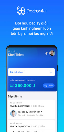 Android application Doctor4U screenshort
