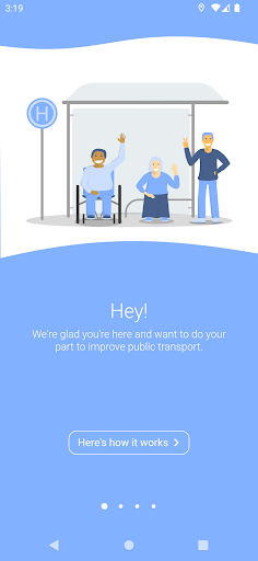 Android application OpenStop screenshort