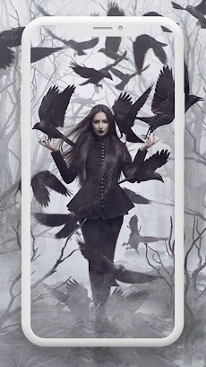 Gothic wallpaper HD – black waのおすすめ画像2