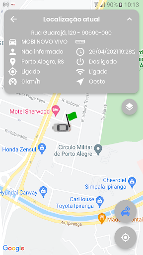 CR Rastreck Rastreamento Screen 3