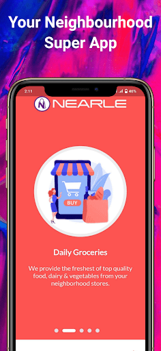 Nearle- Super App Screen 2