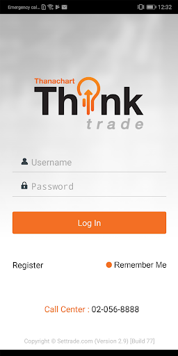 Android application Thanachart Think Trade screenshort