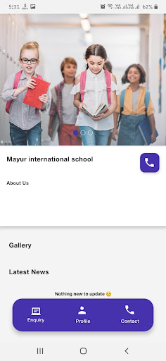Android application Mayur International School screenshort