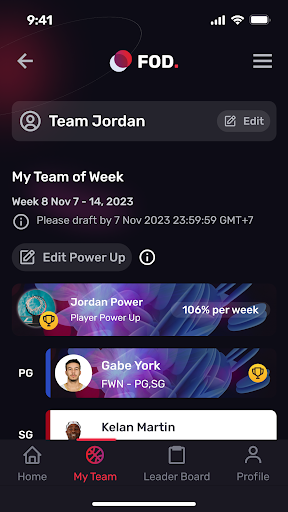 Field of Dreams Fantasy Sports Screen 2