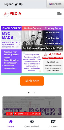 Apedia : Educational Discovery Screen 2