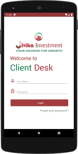 Android application Jivika Investment screenshort