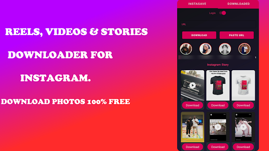 Video Downloader for Instagram Reels Stories Saver 2.0 APK screenshots 4