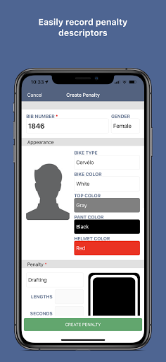 Penalty Tracker Screen 3