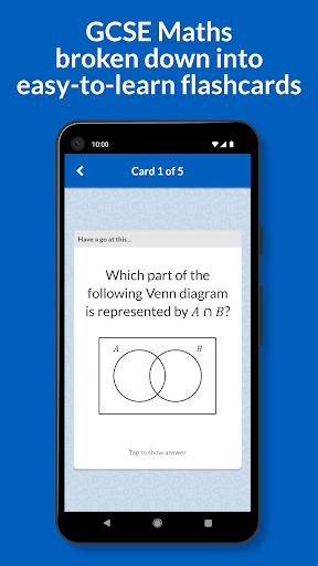 Android application Key Cards GCSE Maths screenshort