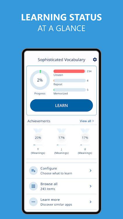 Learn Sophisticated Vocabulary - 1.7.0 - (Android)