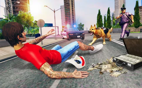 US Police Dog Attack Game