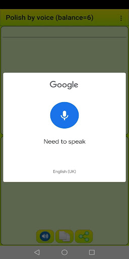 Learn Polish by voice and tran