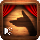 Hand shadow puppets icon