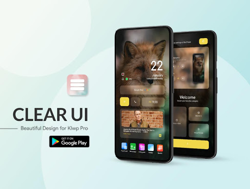 Android application Clear UI for KLWP screenshort