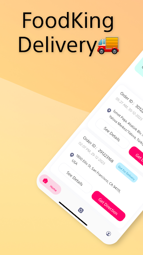 Android application FoodKing - Delivery screenshort