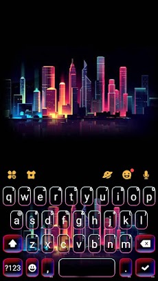 Neon Urban のテーマキーボードのおすすめ画像5