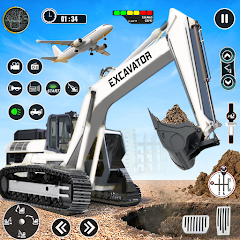 Heavy Excavator Simulator Game Mod apk versão mais recente download gratuito