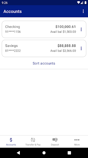 Union State Bank Mobile Screen 3