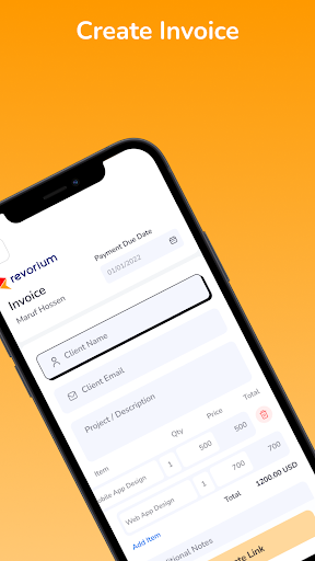 Revorium: Instant Payment Screen 2