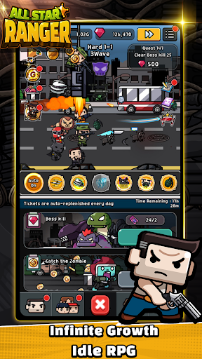Android application All Star Ranger : Idle RPG screenshort