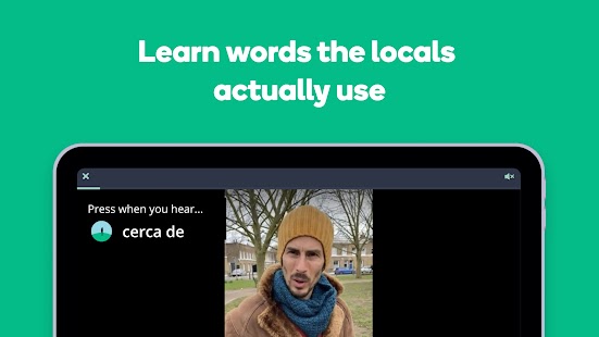 Memrise: speak a new language Tangkapan layar