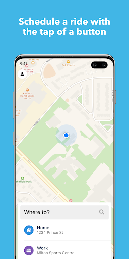 Android application Milton Transit OnDemand screenshort