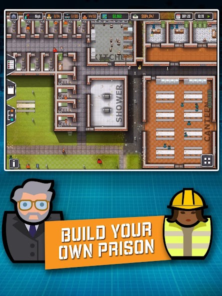 Prison Architect: Mobile 2.0.9 APK + Mod (Unlimited money) untuk android