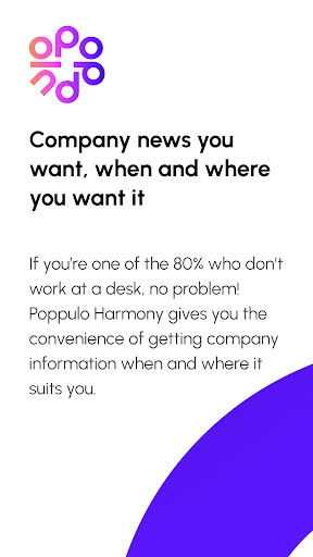 Android application Poppulo Harmony screenshort