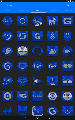Blue Icon Pack