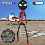 Spider Stickman Games : Las Vegas City Gangster  for PC Windows and Mac