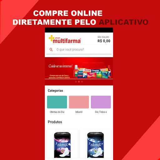 Android application Multifarma - Drogarias screenshort
