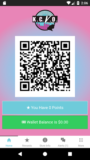 Android application KCVO Vape Shop Rewards screenshort