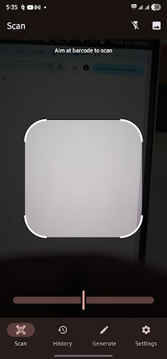 Alpha Barcode Scanner