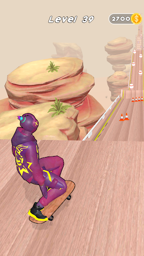 Ragdoll Downhill Skateboarding Screen 2