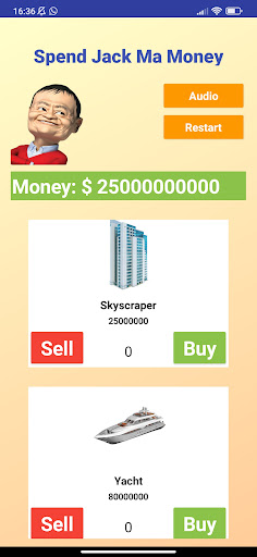 Spend Jack Ma Money Screen 2