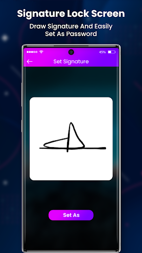 Signature Lock Screen Screen 3